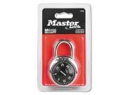 Master Lock MLK1500D Master Lock Combination Lock Stainless Steel 1 7 8 Wide Black Dial EA MLK1500D