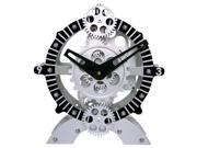 Maples Clock TCL06 222 9 in. x 10 in. Moving Gear Desktop Clock