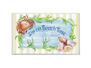 Stupell Industries CWP 108 Im On Beach Time Rect Wall Plaque