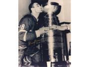 Marcel Bonnin Autographed Stanley Cup 8X10 Photo Hall Of Famer