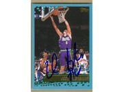 Autograph Warehouse 19157 Joel Przybilla Autographed Basketball Card Milwaukee Bucks 2001 Topps No. 91