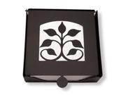 Village Wrought Iron NH B 109 2 Piece Napkin Holder with Leaf Fan