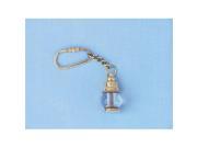 Handcrafted Model Ships K 290 Solid Brass Oil lamp Key Chain 5 in. Nautical Accents