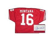 Superstar Greetings Joe Montana Signed Authentic San Francisco 49Ers Jersey Red JM AJ4R