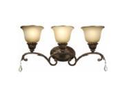 Artcraft Lighting AC1838 Florence 24.875 in. x 12 in. 3 Light Wall Sconce Bronze