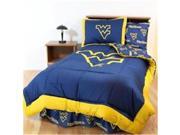 Comfy Feet WVABBFLW West Virginia Bed in a Bag Full With White Sheets