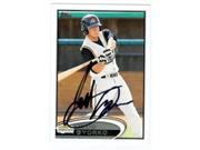 Autograph Warehouse 93102 Jedd Gyorko Autographed Baseball Card San Diego Padres San Antonio Missions 2012 Topps Minor League No . 201 Rookie Card