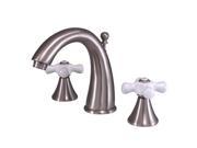 Kingston Brass KS2978PX Two Handle 8 in. to 16 in. Widespread Lavatory Faucet with Brass Pop up