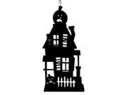 Village Wrought Iron HOS 234 Haunted House Silhouette Decoration