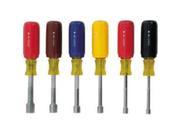 Stanley 286864 Nut Driver Sae Set 6 Piece