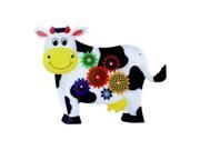 Kids Cow Design Activity Education Toys Fun Daycare Learning Wall Mounted Panel