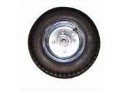 Wesco 0537232 in. W x 6 in. H x 6 in. D Cast Iron Center Moldon Rubber Wheel