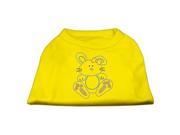 Mirage Pet Products 52 88 XSYW Bunny Rhinestone Dog Shirt Yellow XS 8