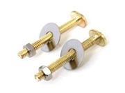 Worldwide Sourcing 70490 3L .25 x 2.25 In. Plated Closet Bolts