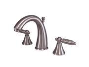 Kingston Brass KS2978GL Two Handle 8 in. to 16 in. Widespread Lavatory Faucet with Brass Pop up