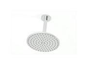 Artos F907 3 5CH 8 Inch Shower Rainhead Ceiling Mount with 4.75 Inch Arm Chrome