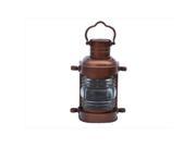 Handcrafted Model Ships NL 1133 14 AC Antique Copper Masthead Oil Lamp 14 in. Decorative Accent