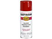 Rustoleum 248568 12 Oz Cherry Gloss Stops Rust Protective Enamel Spray Paint Pack of 6