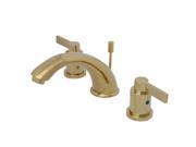 Kingston Brass KB8962NDL Two Handle 8 in. to 16 in. Widespread Lavatory Faucet with Brass Pop up