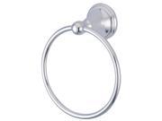 Kingston Brass BA2974C Governor 6 Inch Towel Ring Polished Chrome