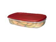 Rubbermaid 1777163 RED EZ Find 1.5 Gallon Rectangle Container Pack Of 4