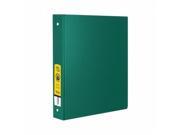 Bazic Products 4112 12 1 in. Green 3 Ring Binder with 2 Pockets