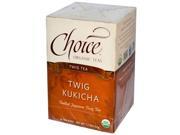Choice Organic Teas 0849075 Twig Tea Twig Kukicha 16 Tea Bags