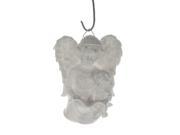 Bulk Buys Angel Reading to a Baby Angel Wall Plaque White Case of 48