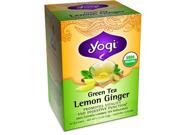 Yogi 28174 Organic Green Lemon Ginger Tea