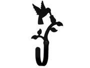 Village Wrought Iron WH 18 XS Hummingbird Wall Hook Extra Small Black