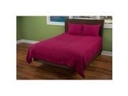 Rizzy Home 1 Piece Quilight In Raspberry And Raspberry King Sham