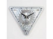 Maples Clock GCLS 77 Triangular Moving Gear Wall Clock