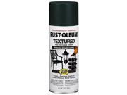Rustoleum 7222 830 12 Oz Forest Green Stops Rust Textured Enamel Spray Paint Pack of 6