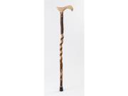 Brazos Walking Sticks DHTHICKWC 40 40 in. Twisted Hickory Derby Walking Cane