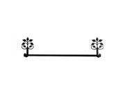 Village Wrought Iron TB 109 L Large Leaf Fan Towel Bar