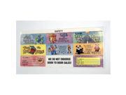Bulk Buys Safety Reminder Sticker Sheet Includes 9 Stickers Case of 200