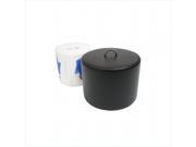 Royce Leather 789 6 Toilet Tissue Paper Cover Black