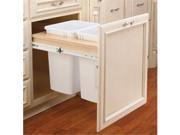 Rev A Shelf Rs4Wctm.24Dm2 21 In. Double Top Mount 1.5 In. Face Frame Wood Waste Containers