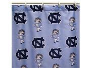 College Covers NCUSC UNC Printed Shower Curtain Cover 70 in. X 72 in.