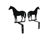 Village Wrought Iron CUR S 68 Standing Horse Swags
