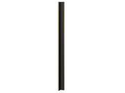 Salsbury 33364 Front Filler Vertical Corner For Designer Wood Lockers Black