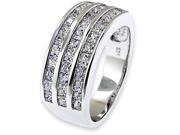 Doma Jewellery MAS02207 7 Sterling Silver Ring with Cubic Zirconia Size 7