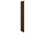 Salsbury Industries 22233MAH Side Panel for Extra Wide Designer Wood Locker without Sloping Hood Mahogany