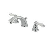 Kingston Brass KB971B Two Handle 8 in. to 16 in. Widespread Lavatory Faucet with Retail Pop up