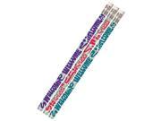 Musgrave Pencil Co Inc MUS1425D Welcome To School 12Pk Motivational