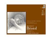 Strathmore ST475 18 18 in. x 24 in. 2 Ply Smooth Surface 400 Series Tape Bound Bristol Paper 15 Sheets