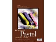 Strathmore ST403 11 400 Series 11 x 14 Assorted Colors Glue Bound Pastel Pad