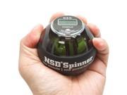 NSD Power PB 688AC Black NSD Power Winners Roll N Spin Spinner Gyroscopic Wrist and Forearm Exerciser with Digital LCD Counter and AutoStart Feature