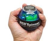 NSD Power PB 688C Blue NSD Power Winners Spinner Gyroscopic Wrist and Forearm Exerciser Featuring Digital LCD Counter