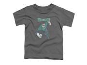 Trevco Dco Desaturated Green Lantern Short Sleeve Toddler Tee Charcoal Large 4T